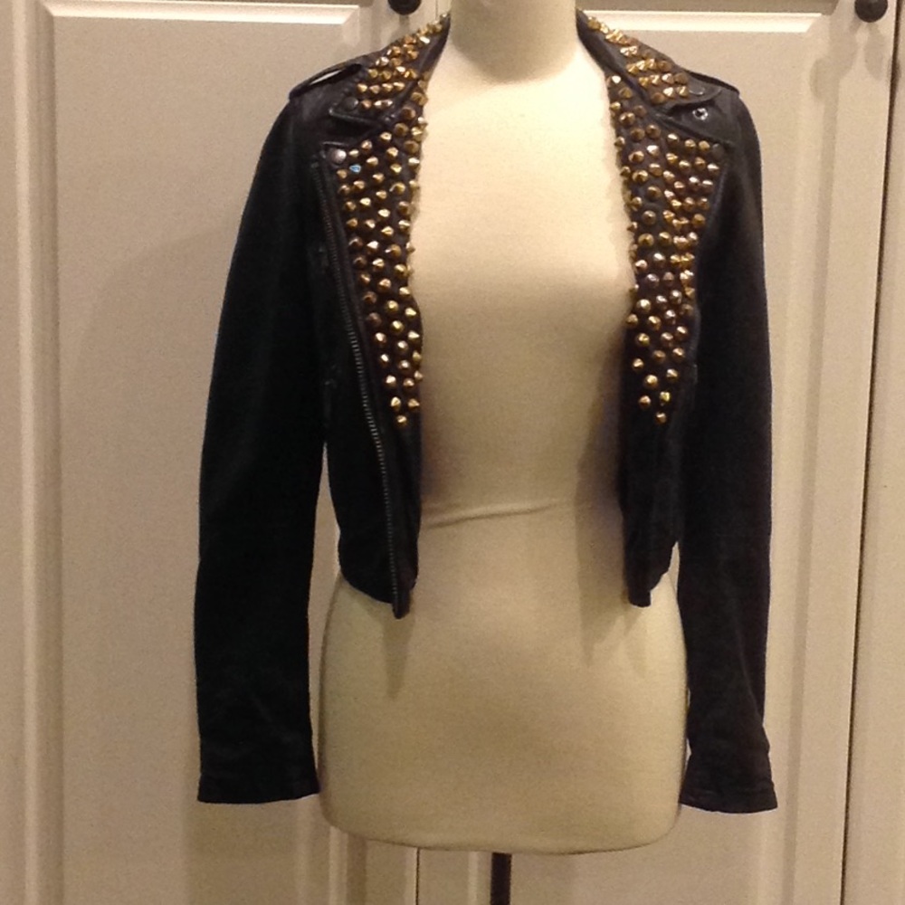 💥One of a kind 💥Top Shop💥💥100% Leather Jacket